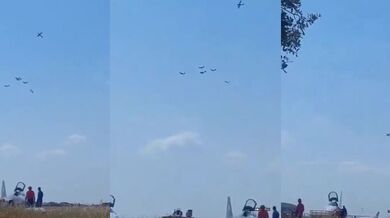 Srážka letadel na portugalské letecké přehlídce