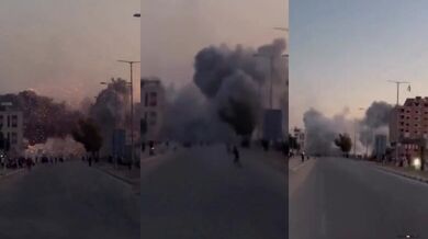 Izraelský letecký útok v Gaze