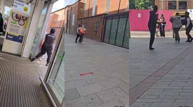 Zlodějka vs. ochranka