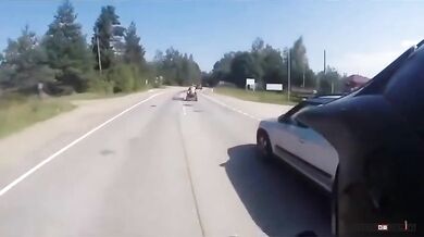 Drsná nehoda na čtyřkolce