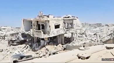 Zdemolované město Rafah