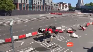 Nehoda na závodní dráze