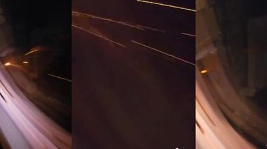 Požár motoru na letu v Indii