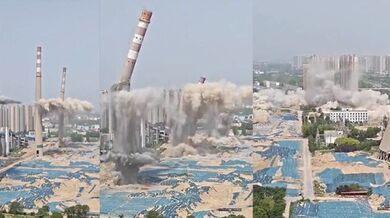 Historická elektrárna v Zhengzhou byla zbourána kvůli ekologii