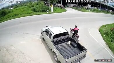 Ztráta kontroly nad skútrem