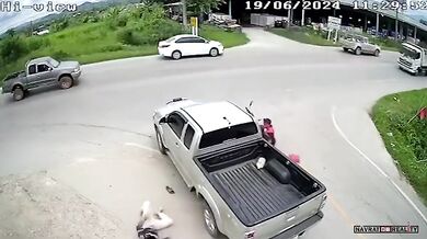 Ztráta kontroly nad skútrem