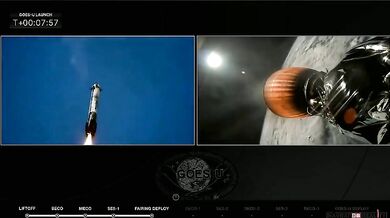 Pozoruhodné dvojité přistání boosterů Falconu Heavy