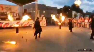 Nehoda při ohnivé show