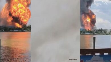 Výbuch a požár v továrně v Zhongtang