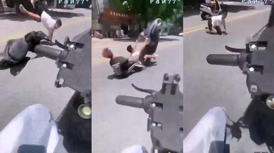 Nehoda na skútru #2