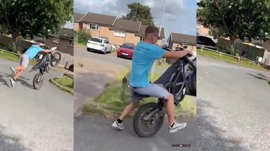 Frajírek na motorce #3