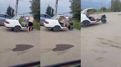 Podomácku vyrobené vozidlo