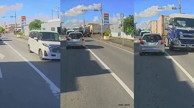 Nehoda s odbočujícím kamionem