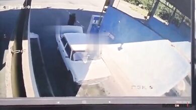 Výbuch lahve se zemním plynem při tankování