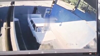 Výbuch lahve se zemním plynem při tankování