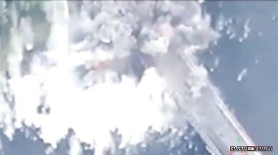 Ukrajinská invaze ničí klíčový ruský most