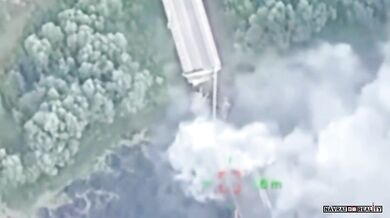 Ukrajinská invaze ničí klíčový ruský most