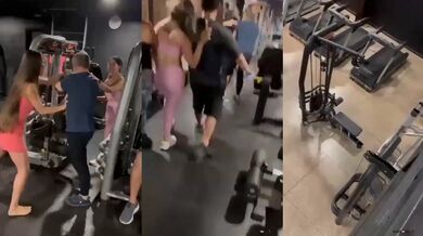 Podvedená přítelkyně ztropila scénu v tělocvičně