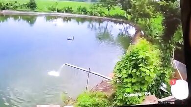 Rybář zasažený elektrickým proudem