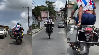 Blbnutí na motorce #8