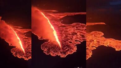 Výbuch islandské sopky chrlí lávu a ohrožuje okolní oblast