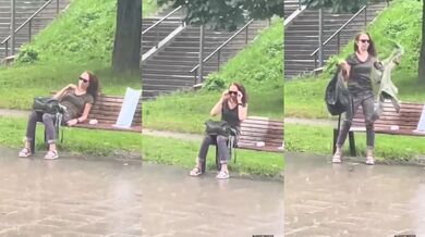 Šlofíček na lavičce