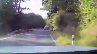 Srážka motorkáře u Široké Nivy
