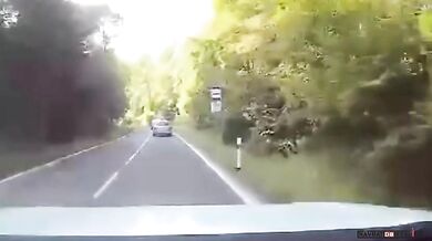 Srážka motorkáře u Široké Nivy