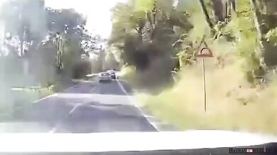 Srážka motorkáře u Široké Nivy