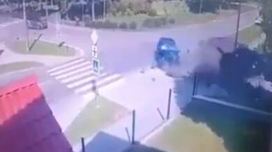 Srážka aut v Tomášově