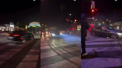 Řidič naboural do lidí během nelegálního driftování