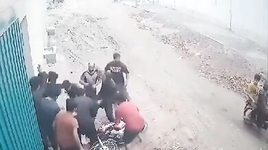 Okamžitá pouliční spravedlnost pro zloděje motocyklů