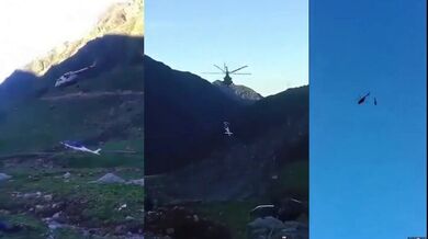 Havárie vrtulníku v Kedarnathu: Mi-17 se zřítil při leteckém převozu jiného vrtulníku