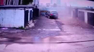 Výbuch plynu v garáži