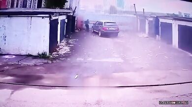 Výbuch plynu v garáži