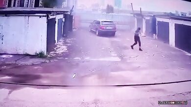 Výbuch plynu v garáži