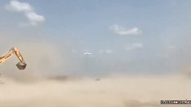 Letadlo málem přistálo na nedokončené ranveji