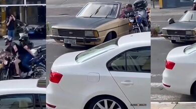 Motorkáři se chtěli projet v kabrioletu