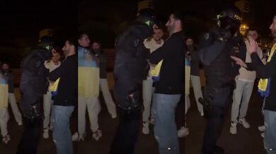 Fanoušek vs. policista