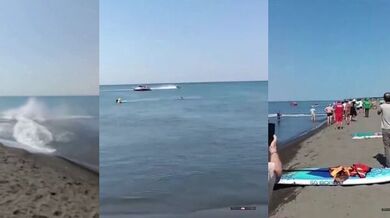 S motorkou po pláži i po moři