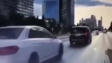 Incident na silnici skončil nehodou