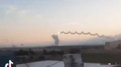 Chybný výstřel rakety poblíž muničního skladu