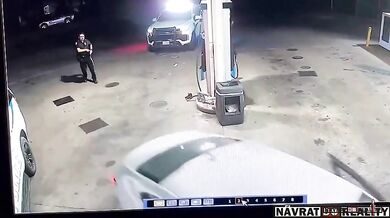 Opilý řidič v Texasu přejel dva policisty na benzínové pumpě