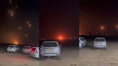 Balistické rakety zasahující Izrael