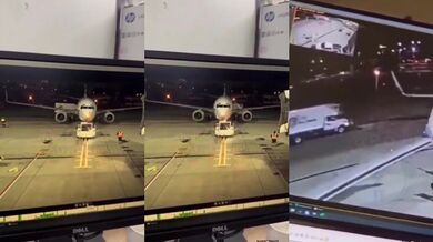 Nehoda na letišti v Seattlu: Cateringový vůz narazil do letadla Alaska Airlines