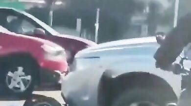 Road Rage - Motorkář vs. řidič SUV