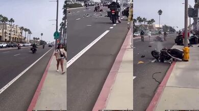 Motorkář z Kalifornie zemřel při jízdě na zadním kole