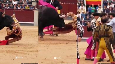Matador brutálně napaden býkem v Madridu