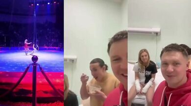 Cirkusová akrobatka spadla z 6 metrů po chybě v čísle