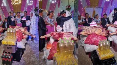 Svatební dary v Bolívii